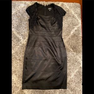 Black cocktail dress